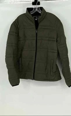 Michael Kors Mens Green Long Sleeve Full-Zip Puffer Jacket Size Large - Image 1 of 4