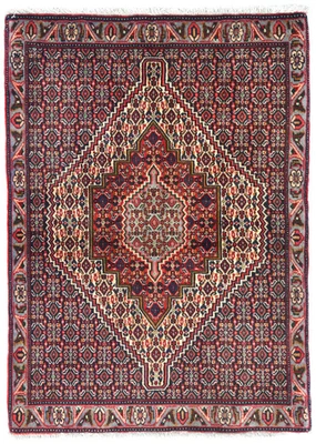 2x3 ft Handmade Purple Tribal Geometric Oriental Rug Small Entryway Carpet - Image 1 of 4