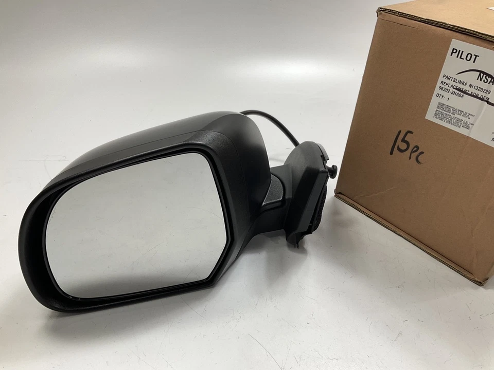 Espelho dianteiro esquerdo da porta Pilot NSAL94100L para 2011-2013 Nissan LEAF - Imagem 1 de 4