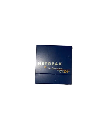 NETGEAR EN104 4-PORT 10BASE-T ETHERNET HUB EN104 TP BAY NETWORKS - NO AC ADAPTER - Image 1 of 4