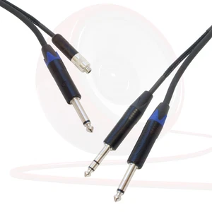 Combo Cable for IEM Systems. IN EAR MONITORING. Instrument and Stereo Headphone - Picture 1 of 3