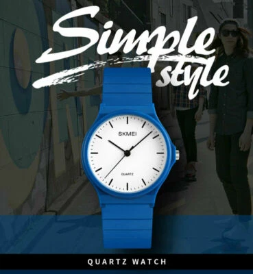 SKMEI Simple Silicone Women's Wristwatch Casual Girls ABS Quartz Watch 1419 - image 1 of 4
