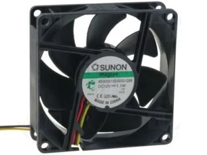 Ventilador Sunon 80x80x25mm MF80251V3-G99 DC 12V 2600 rpm 28dBA Vapolager 3 hilos - Imagen 1 de 1