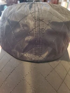 6 PANEL Quilted Cap Black - Picture 1 of 3