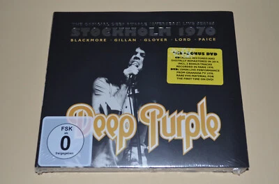 Deep Purple – Live In Stockholm 1970 / Ear Music 2008 / 2CD+ DVD Digipak / New - Bild 1 von 2