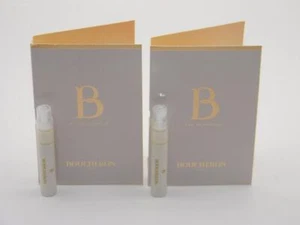 2 x B Boucheron Eau de Parfum EDP Vial Sample 1.5ml / 0.04 fl oz New With Card