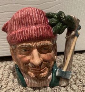 Vintage Royal Doulton Toby Mug The Lumberjack D6613 - 1966 4"Tall - Picture 1 of 2