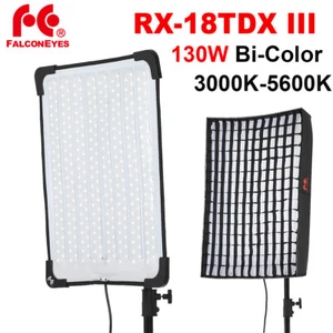 Falcon Eyes RX-18TDX III 130W Bi-Color Flexible Roll-Flex LED Light 3000K-5600K - Picture 1 of 8