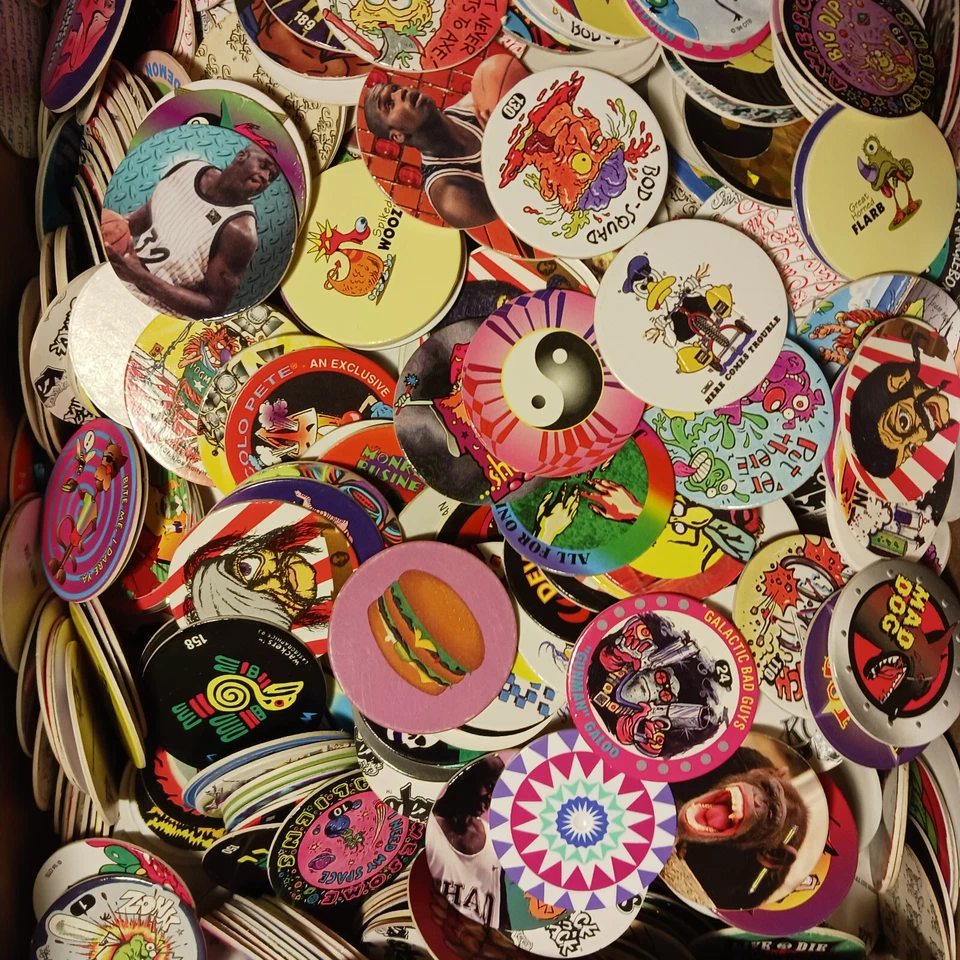 LOTE DE 70 TAPAS POG/LECHE SIN CLASIFICAR - Juguete Retro/Nostalgia De Colección, BONUS SLAMMERS Foto 1 de 1