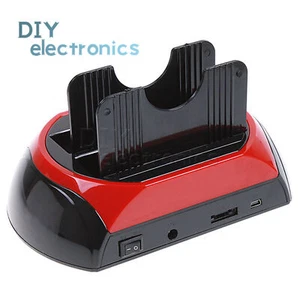 Lettore di schede base disco rigido 2.5/3.5 HUB seriale SATA + parallelo USB2.0 US - Foto 1 di 15