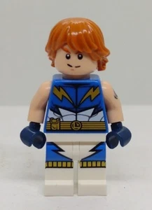 Authentic LEGO Super Heroes Minifigure Lightning Lad - FREE TRACKED SHIPPING - Picture 1 of 4
