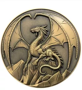 Goliath Coins Toys, Movies & More Lawful Gold Dragon Goliath Coin New - Picture 1 of 4