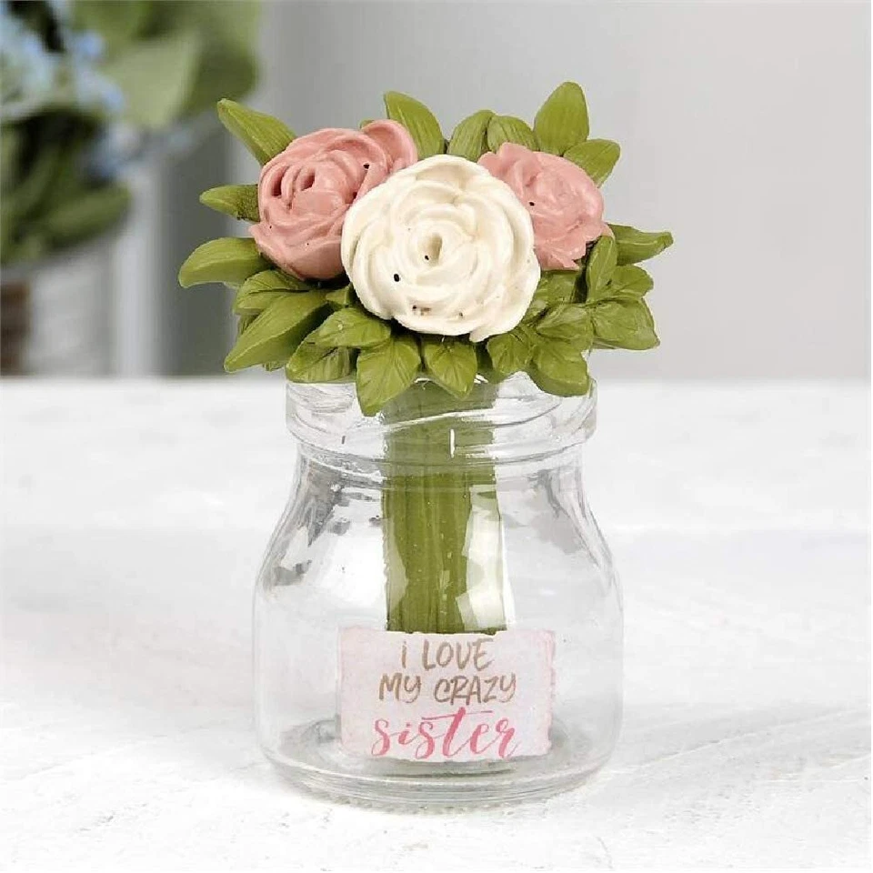 2012 Blossom Bucket Ledbetter Red Flowers Garden Snail Feed Soul Figurine Sign