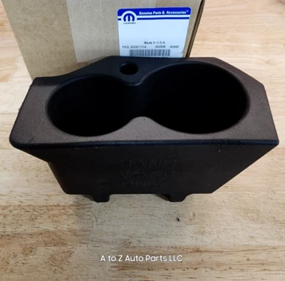 NEW 2013-2024 Dodge Ram HD 2500-5500 PASSENGER Door Panel CUP Holder INSERT, OEM - Image 1 of 4