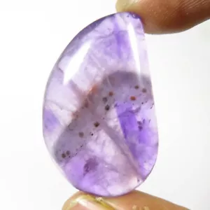 Amethyst Fancy Smooth Cabs 32x20mm Natural Star Amethyst Purple Gems 37Cts AS-18 - Picture 1 of 9