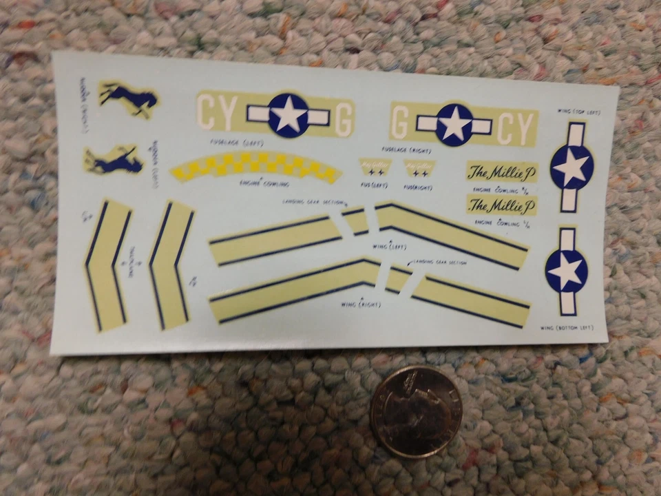 Calcomanías Revell 1/72 P-51D Mustang XX396 Foto 1 de 1