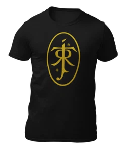 CAMISETA - J.R.R. TOLKIEN JRR LOGO DORADO - T-SHIRT - - Imagen 1 de 3
