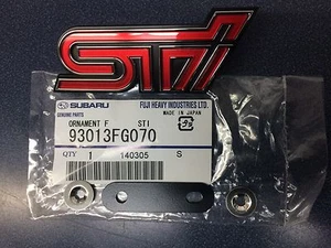 2011-2014 Subaru Impreza STi Grille Nameplate OEM NEW Genuine 93013FG070 wrx - Picture 1 of 1