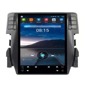 Android Tesla Style Vertical Screen For Honda CIVIC 2016-2022 Player 8G+128GB - Picture 1 of 6