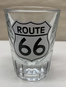 Route 66 Historic Highway BAR SHOT GLASS ~ Liquor Barware - Picture 1 of 2