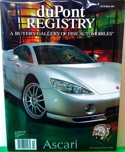 Du Pont Registry A Buyers Gallery of Fine Automobiles October 2007 - Picture 1 of 1