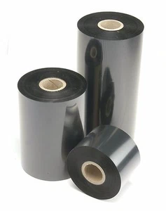 6 Rolls Thermal Transfer Resin Enhanced Wax Ribbon Zebra Printers 4.33" x 1476' - Picture 1 of 5