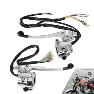 Complete Handlebar Control Switch Lever For Honda S90 CS90 CB125 CL90 CB100 CD90 - Picture 1 of 12