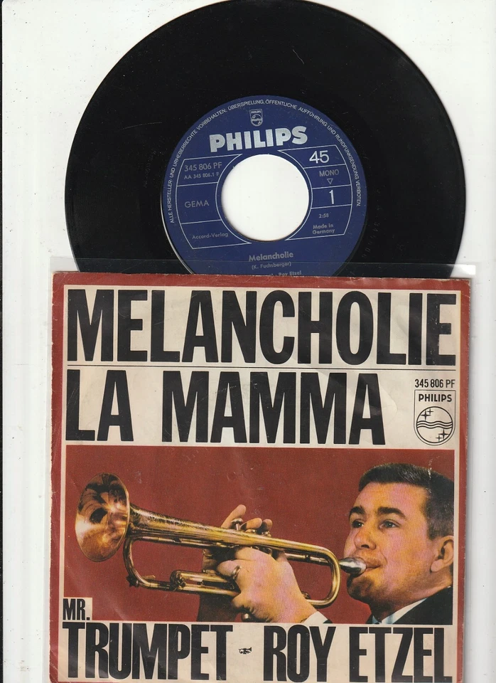 Roy Etzel / Melancholie / La Mamma 7" Single Vinyl- - Bild 1 von 1