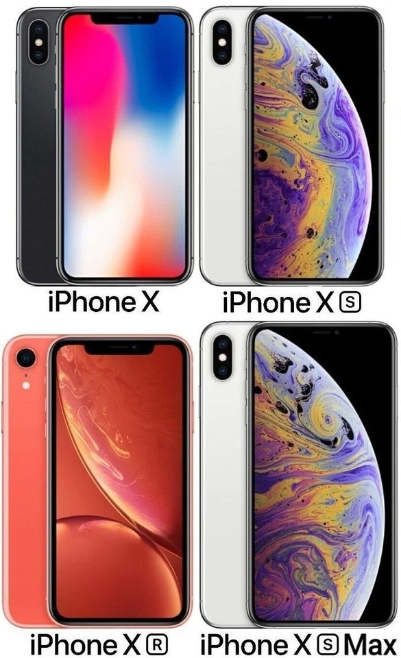 Apple iPhone X | XR | XS | XS Max - 64GB | 128GB | 256GB - Unlocked Verizon AT&T - Image 1 of 1