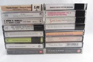 16 Lot Cassette Instrumental Classical & World Music, Duchin Shoji Organ Clypso - Picture 1 of 7