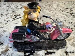 Rare Miss Piggy Moi Motorcycle Mania Collection Figure VTG - Picture 1 of 11