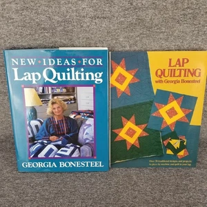 ✅Lap Quilting Books by Georgia Bonesteel ~ Lot Of 2 HC & PB - Imagen 1 de 7