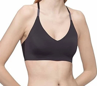 Calvin Klein Women's Invisibles Comfort Lightly Lined Bralette, Black, Small - Image 1 of 4