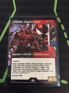 MTG Magic The Gathering Carnage, Crimson Chaos SPM Rare Borderless Spider-Man - Picture 1 of 1