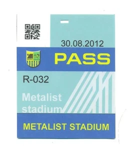 Pass ticket Metalist Kharkiv Ukraine - Dinamo Bucuresti Romania 2012-2013 - Picture 1 of 1