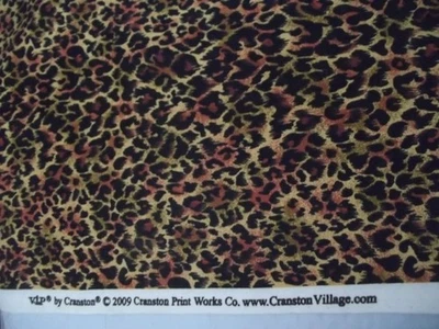 Disfraz artesanal de leopardo HALLOWEEN de tela de algodón de 1 yarda Foto 1 de 3