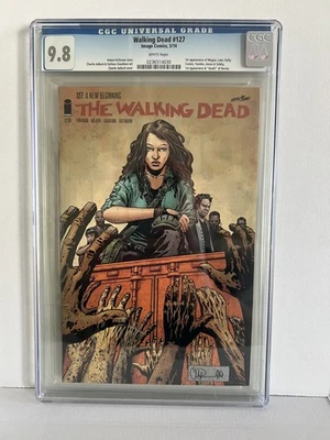 Walking Dead #127 CGC 9.8 White Pages! Multiple 1st appearances; details below! - Imagen 1 de 2