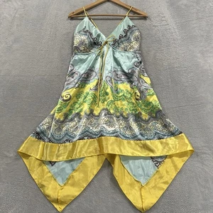MaxRave Hergestellt in den USA Minikleid Damen Large Vintage Tropical Y2K Mehrfarbig - Bild 1 von 7