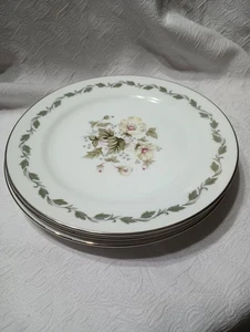 Flair Fine China "Irene". Japan 4149.  Three Salad Plates 7 5/8" - Picture 1 of 5