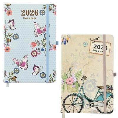 2026 Diary A5 Day a Page Personal Planner with Full Page of Saturday and Sunday - Image 1 of 2