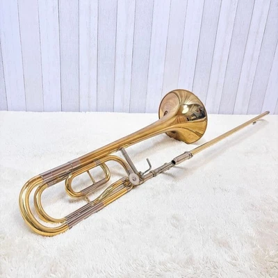 YAMAHA YSL-646 Tenor Bass Trombone F Attachment Used With Hard Case Mouthpiece - Image 1 of 4