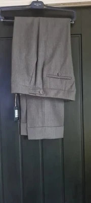 Ladies Incotex Lana Wool Trousers Size 44 UK 12 New With Tags Rrp £255 - Image 1 of 4