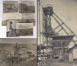 ARISTON GOLD MINE West Africa GHANA c1928 six vintage photographs mining coast - Picture 1 of 9