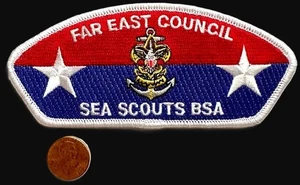 BOY SCOUT BSA OA 498 803 FAR EAST COUNCIL NAVY SEA SCOUTS NAVY CSP - Picture 1 of 2
