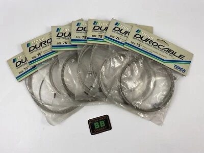 "Cable de freno NOS TIOGA Old School BMX Retro MTB Acero inoxidable 2 mm Durocable 75""" Foto 1 de 4
