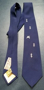 Corbata pegaso vintage Billy Jay Clothier Haberdasher bordado Barton aceite móvil  - Imagen 1 de 5