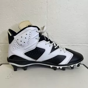 Nike Jordan 6 Retro TD Oreo 645419-110 Football Cleats Shoes Men's Size 9.5 US - Picture 1 of 11