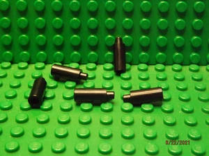 ** 5 CT LOT ** Lego NEW black minifig utensil candle holder base pieces - Picture 1 of 1