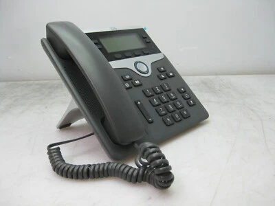 Used Cisco CP-7841-K9 7800 Series Business Phone + Handset + Stand - Image 1 of 4