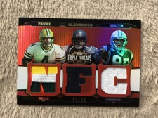 2006 Topps Triple Threads Relic Combos #TTRC44 Favre/ Alexander/ Smith 10/36 !!!